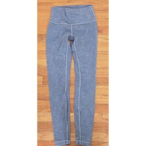 Lululemon Align High Rise Snow Washed Grey Leggings Size 4